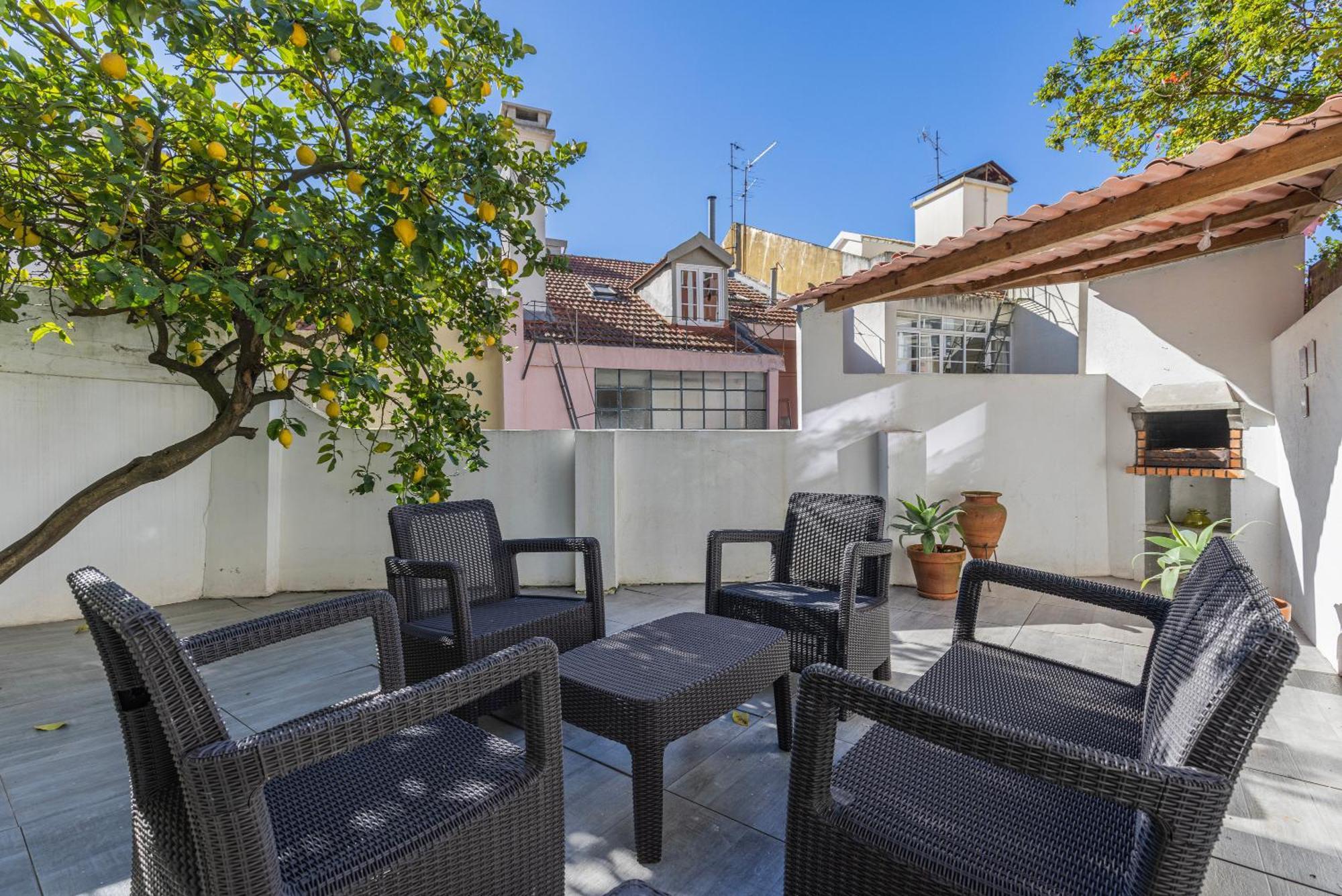 Apartamento Moderno Com Terraco リスボン エクステリア 写真